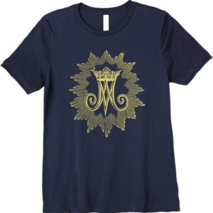 Marian M with Crown Mary, Queen of Heaven T-Shirt